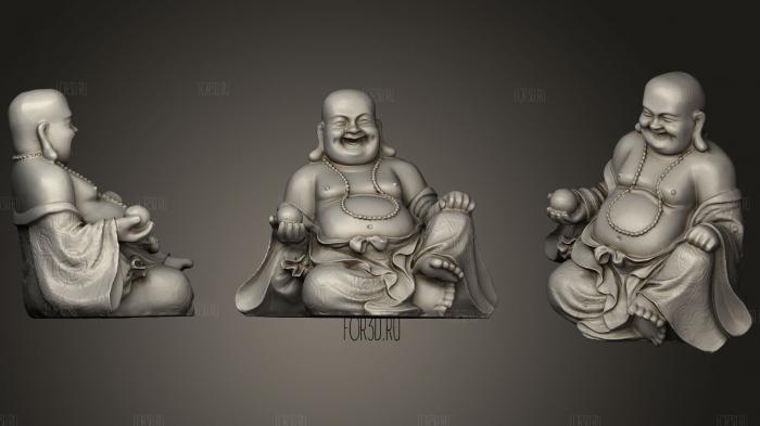 Buddha High stl model for CNC